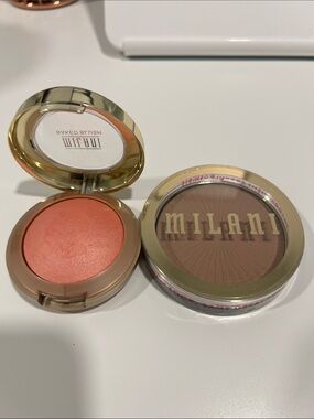 MILANI BAKED BLUSH & SILKY MATTE BRONZER